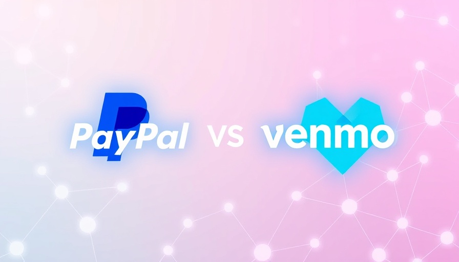 Digital illustration: PayPal vs Venmo for Business comparison.