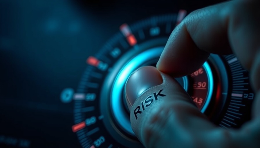Transport Sector Reputational Risks represented by a hand adjusting a risk dial.