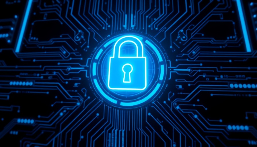 Futuristic digital lock symbol representing online reputation management.