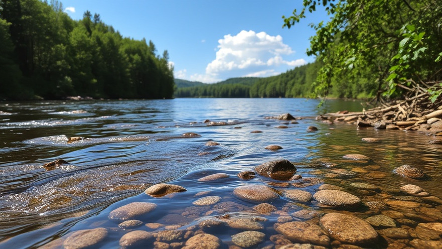 Serene image of water in nature's beauty, showcasing tranquility and harmony.