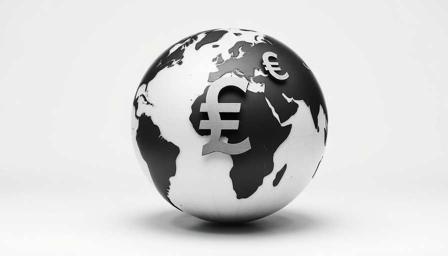 Multicurrency account benefits illustrated by globe and currency symbols.