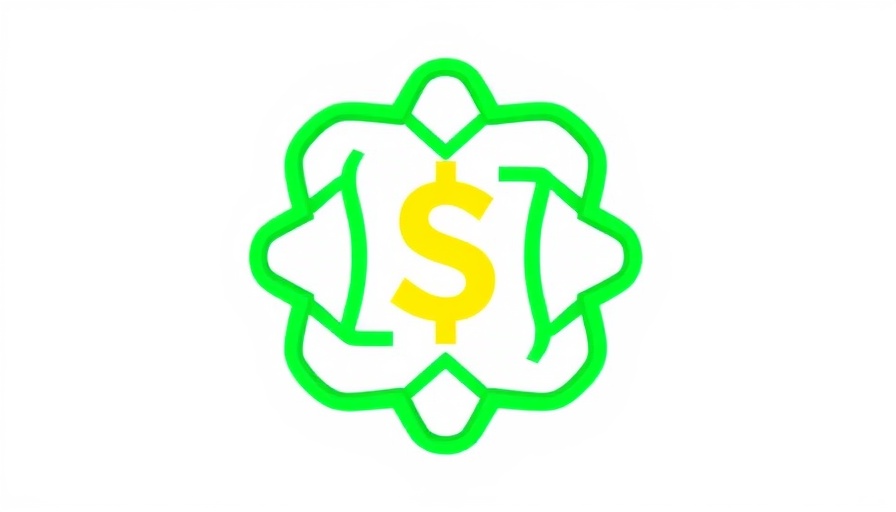 Symbolic representation of AI economic implications, abstract AI logo.