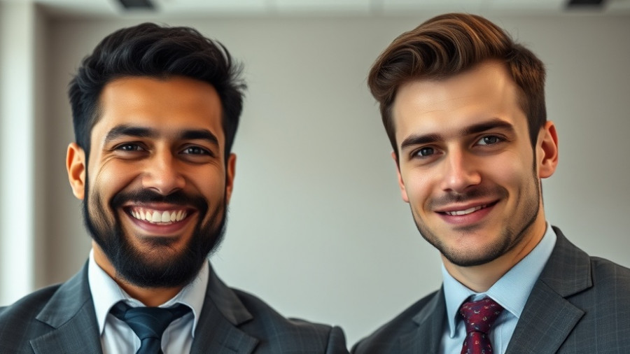 Professional businessmen in office, local lending operations.