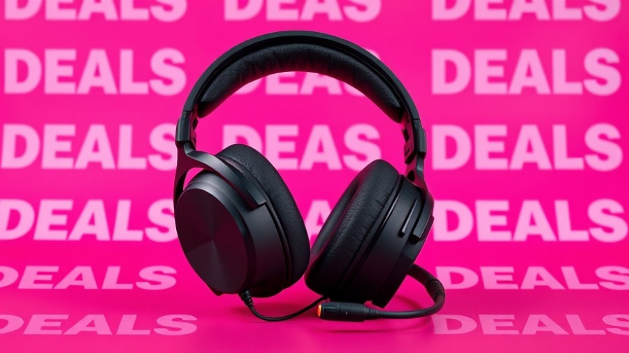 SteelSeries Arctis Nova Pro gaming headset discount on bold 'DEALS' background.