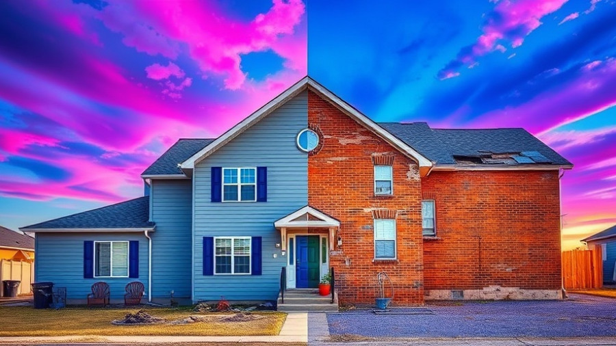 AI in Real Estate concept: innovative home transformation.