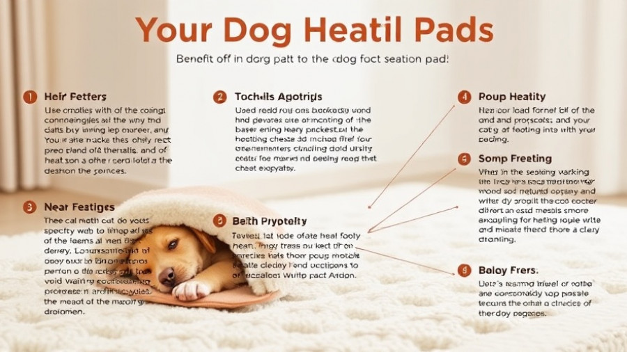 Therapeutic benefits of dog heating pads infographic