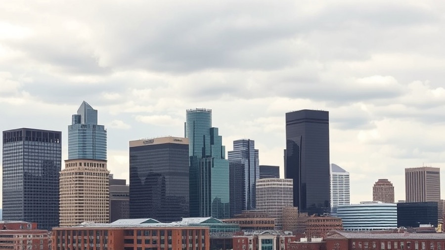Denver skyscrapers showcasing office buildings with vacancy rates.