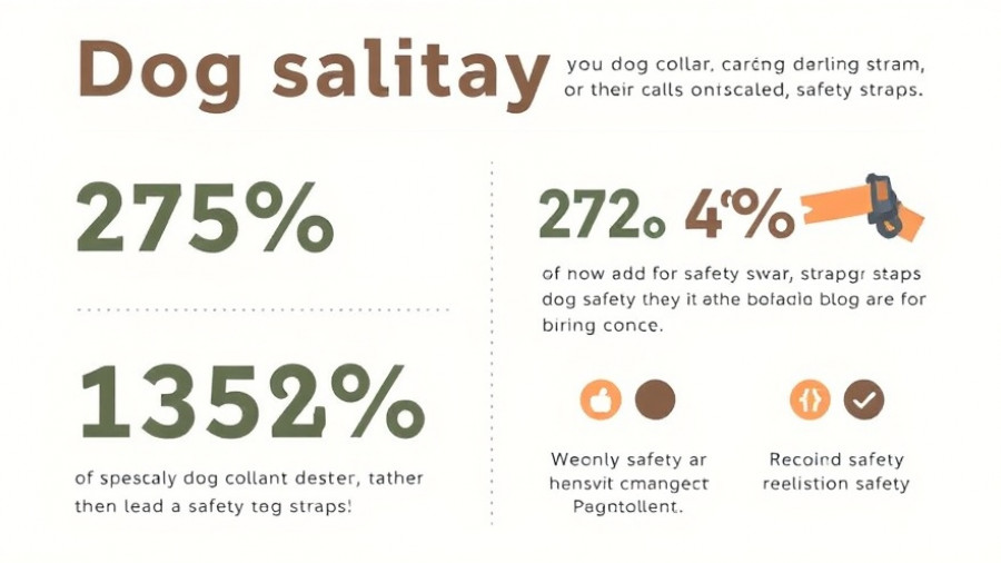 Infographic on how to choose a safe dog collar safety strap.