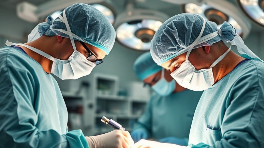 Surgeons operating in a high-tech room, related to Colorado health insurance premiums.
