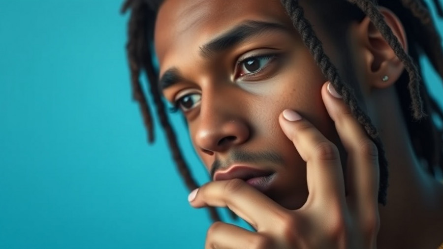 Young male with dreadlocks posing for Halloween concerts in Denver promo.