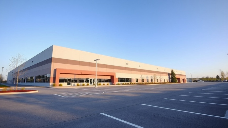 Modern industrial building for Denver industrial market sale