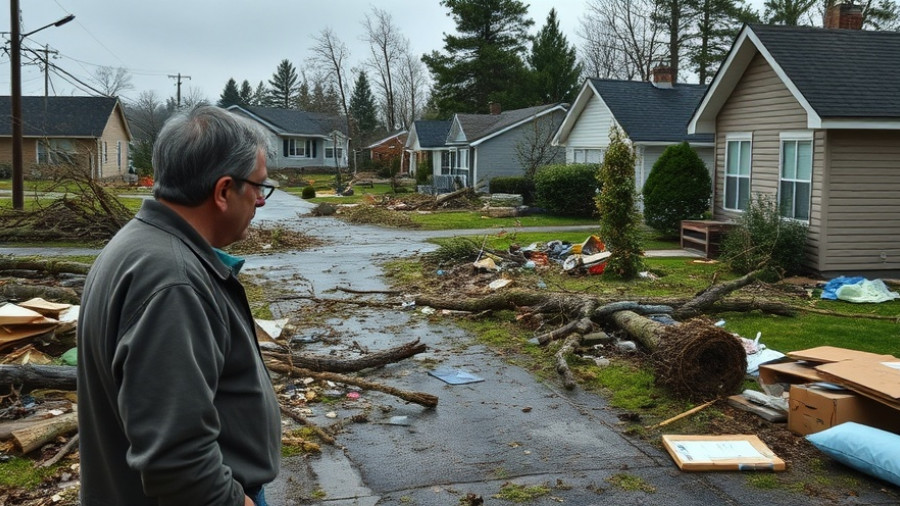 Hurricane Melissa Jamaica Recovery: Resident surveys storm damage.