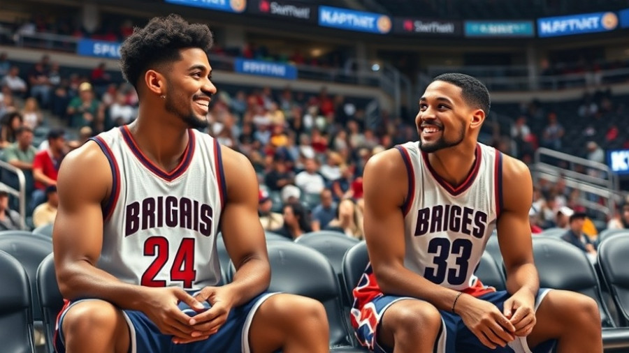 Basketball players in conversation on bench during game - Denver local news.