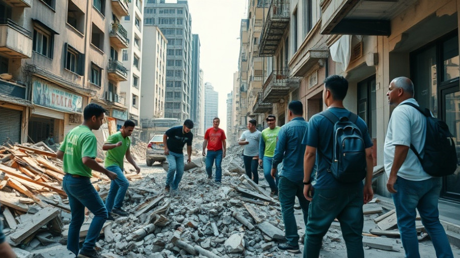 Hurricane Melissa Jamaica Relief Efforts: Volunteers clearing debris.