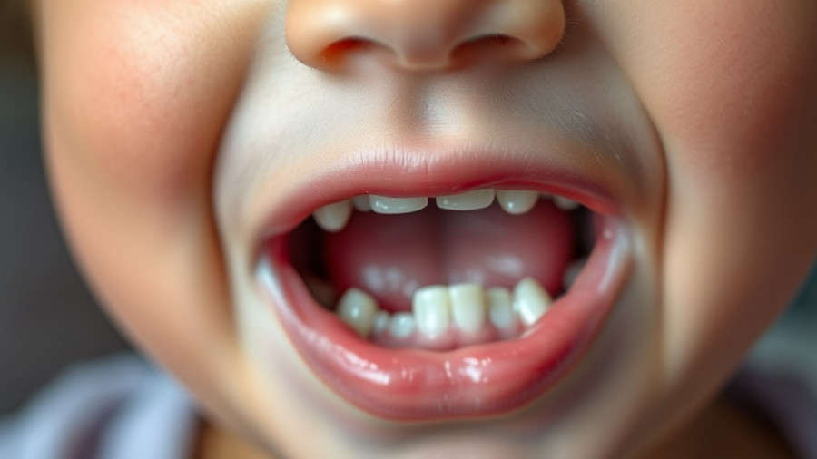 Child with missing tooth close-up in Denver local news.