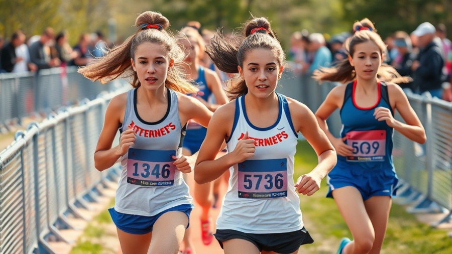 Runners at Colorado State Cross Country Championships 2025 in action.