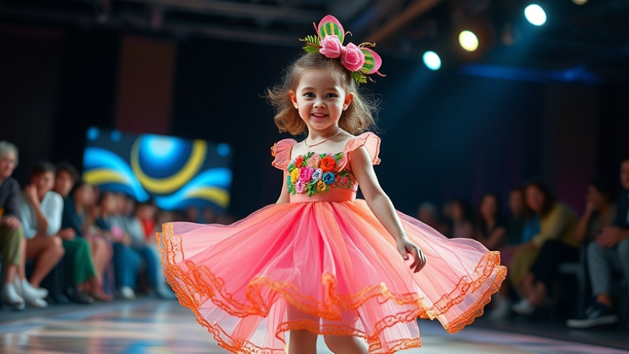 Denver Fashion Week Youth and Mommy & Me Show vibrant runway scene.