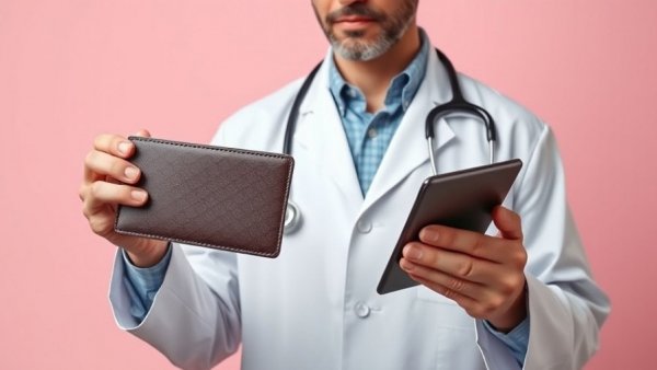 Doctor holding empty wallet reflecting 2026 Medicare Physician Fee Schedule concerns.