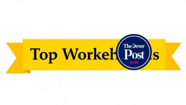 'Top Workplaces 2026 nomination' logo with Denver Post badge.