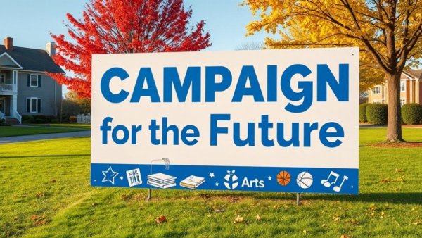 Educational campaign sign supporting Colorado organizations.