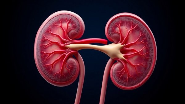 Intricate kidney nephron illustration for culturally tailored healthcare.