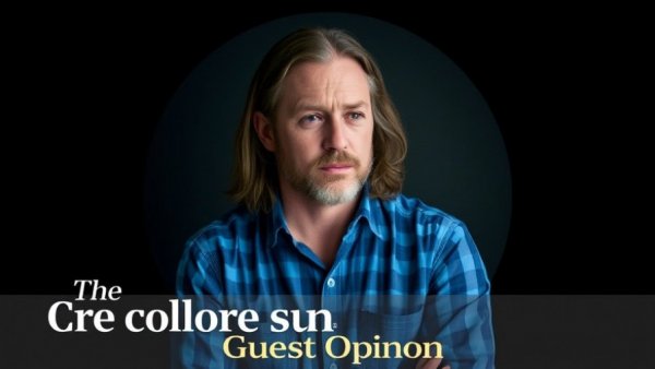 Thoughtful man featured in a guest opinion piece by The Colorado Sun.