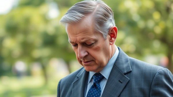 Middle-aged man serious expression outdoor portrait, Prince Andrew Epstein Emails.