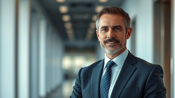 Confident man in business attire posing in office for Denver business news.