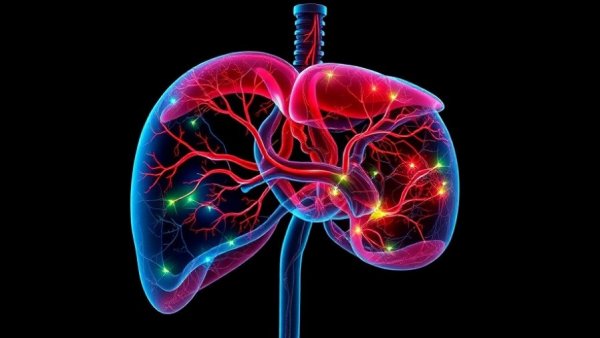 Anatomical illustration of the liver highlighting MASLD risk post hepatitis C.