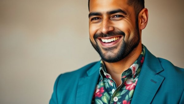 Confident man smiling warmly, Denver local news feature.