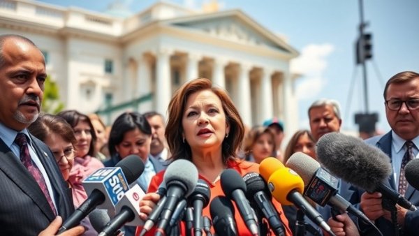 Press conference on Epstein Act amid Trump and Greene feud.