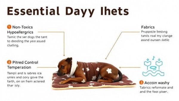 Infographic detailing core safety features of dog safety blankets.