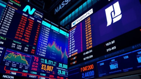 Nasdaq display highlighting stock performance related to Gloo Holdings IPO.