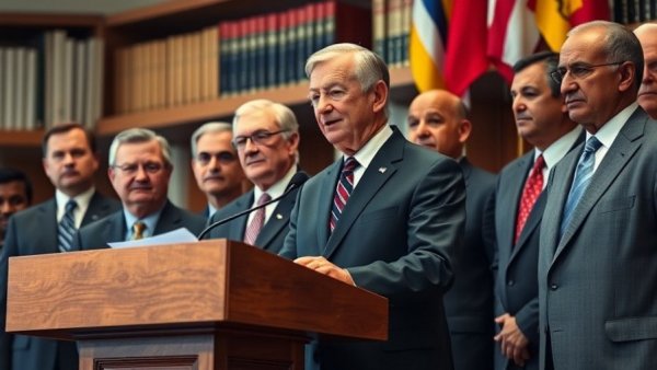 Distinguished speakers addressing news at formal event, denver health news.