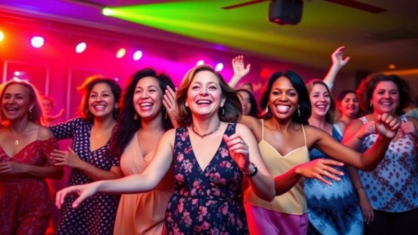 Moms Feelin’ Themselves Dance Party with joy and movement.