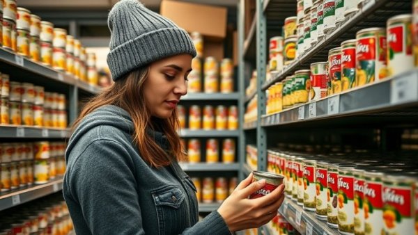 Jewish Family Service Colorado providing food aid in a pantry setting.