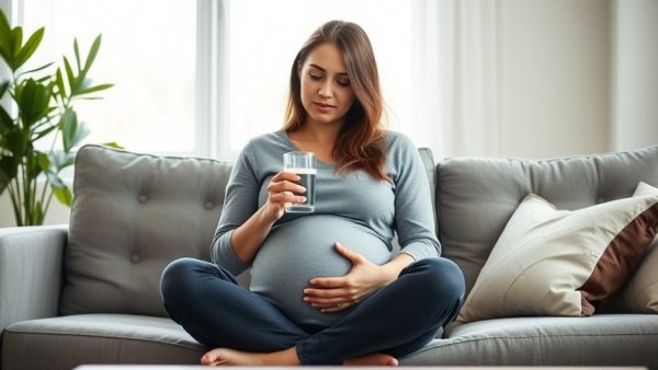 Pregnant woman with oral corticosteroids, gestational diabetes risk.