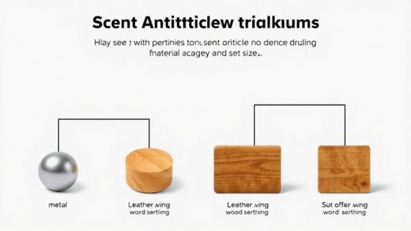 Infographic on dog training scent articles materials, informative.