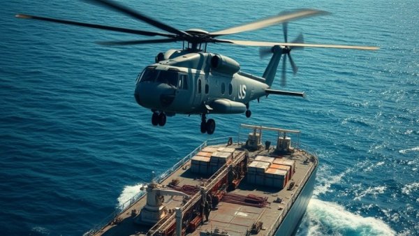 US military helicopter operation seizing oil tanker off Venezuela.