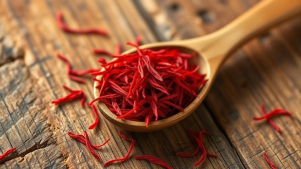 Vibrant saffron threads highlighting saffron health benefits.