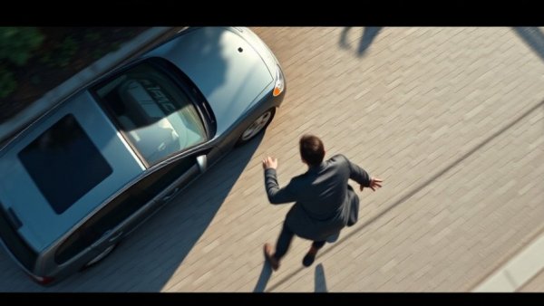 Bondi Beach eyewitness hero rushing to help near parked cars.