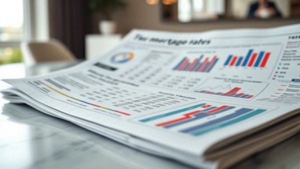 Mortgage rates December 2025 in a financial newspaper with charts.