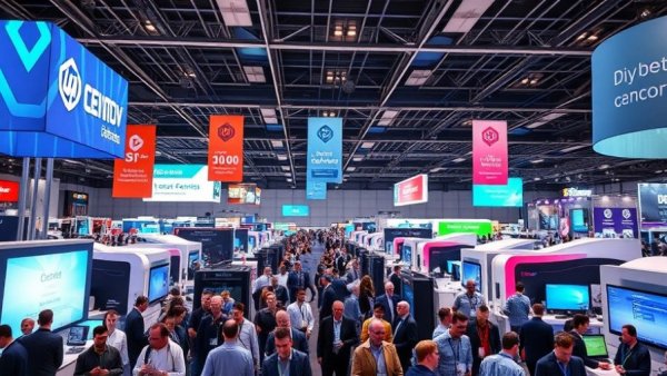 Technology Vancouver conference bustling with attendees.