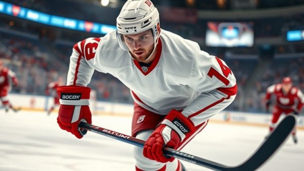 Eetu Luostarinen competing in NHL game, showcasing impact.