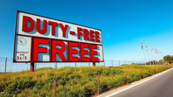 Duty-free sign symbolizing Canada's Tariff Exemption 2026.