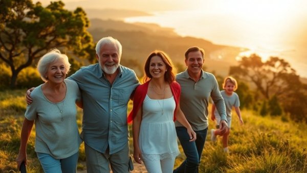 Multigenerational family enjoying nature, professional advice Vancouver.