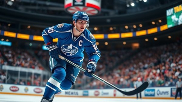 Hockey player in action, showcasing Noah Philp NHL career transition.