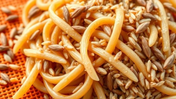 Whole grain pasta and rice, promoting fiber intake