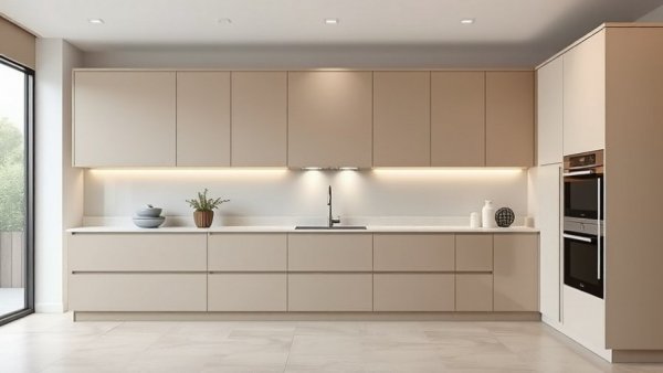 Modern kitchen cabinet details for modern homeowners in stylish environment.