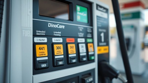 Gas pump with unleaded options at a Colorado station.
